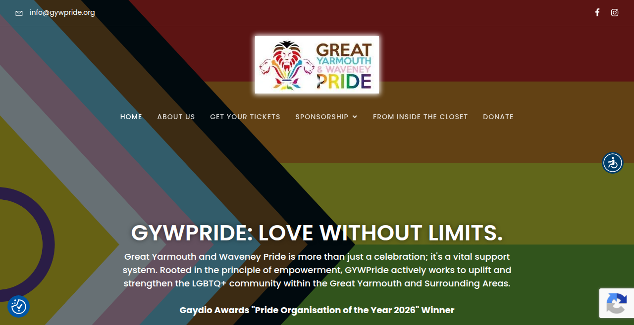 Great Yarmouth and Waveney Pride 2026