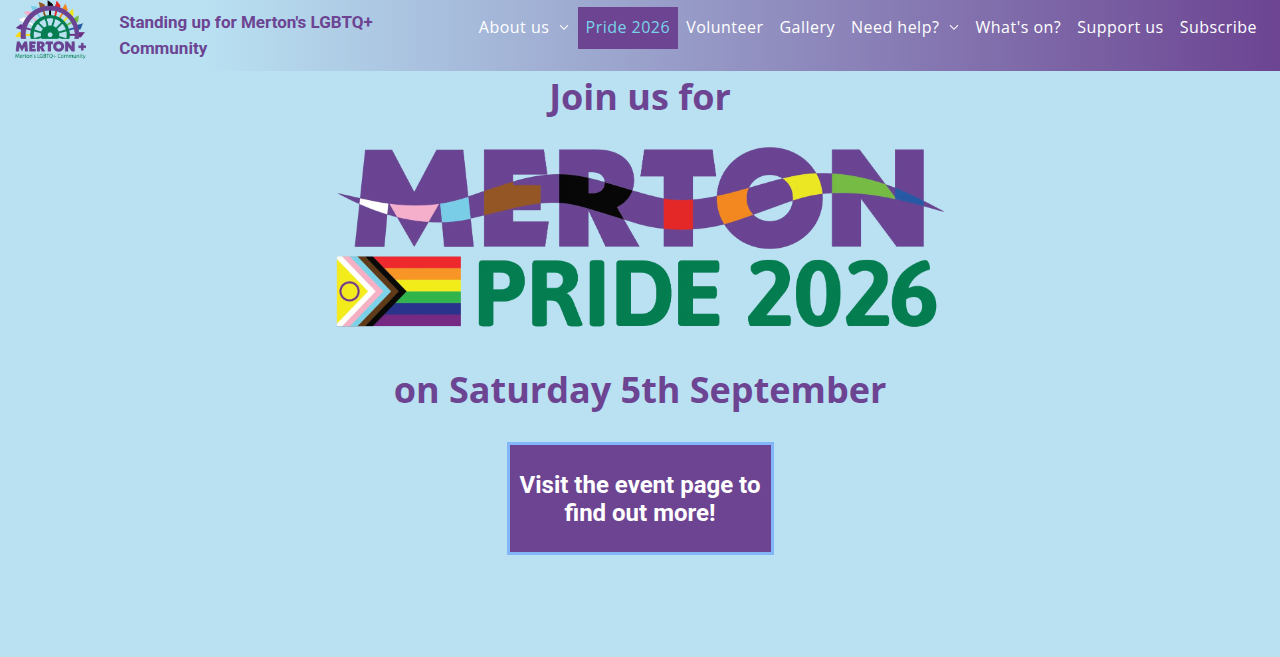 Merton Pride 2026