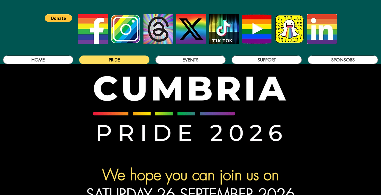 Cumbria Pride 2026