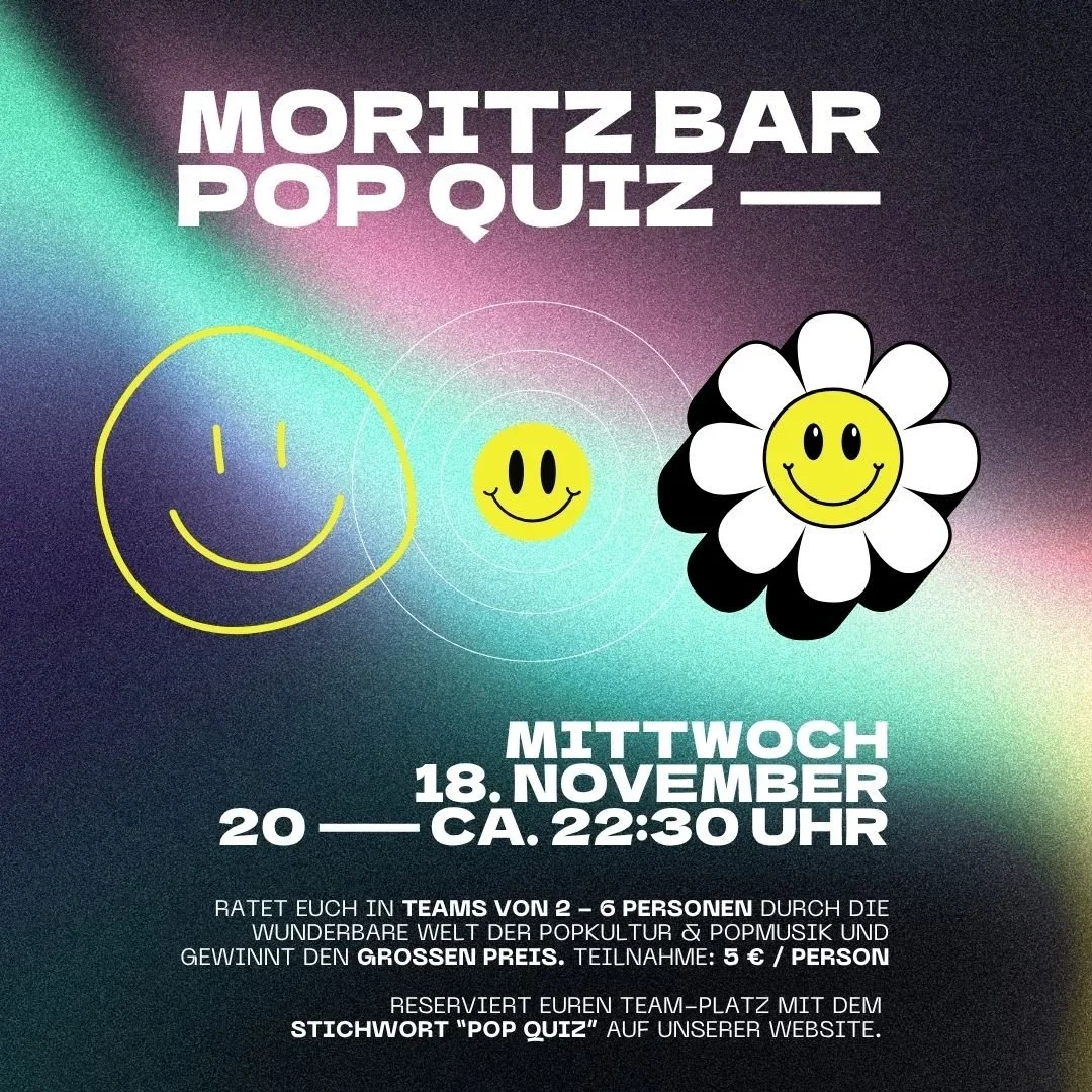 Moritz Bar Pop Quiz