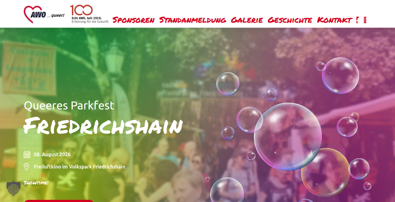 Queeres Parkfest Friedrichshain 2026