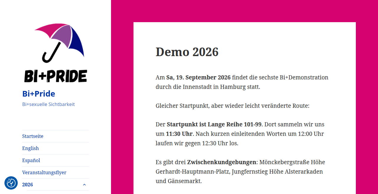 Bi+Pride Hamburg 2026