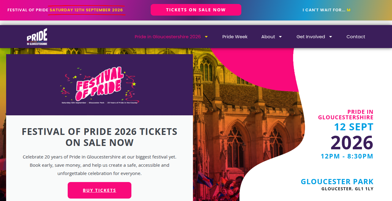 Pride in Gloucestershire 2026