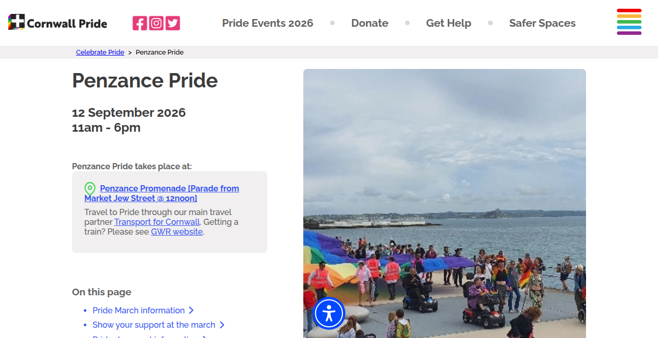 Penzance Pride 2026