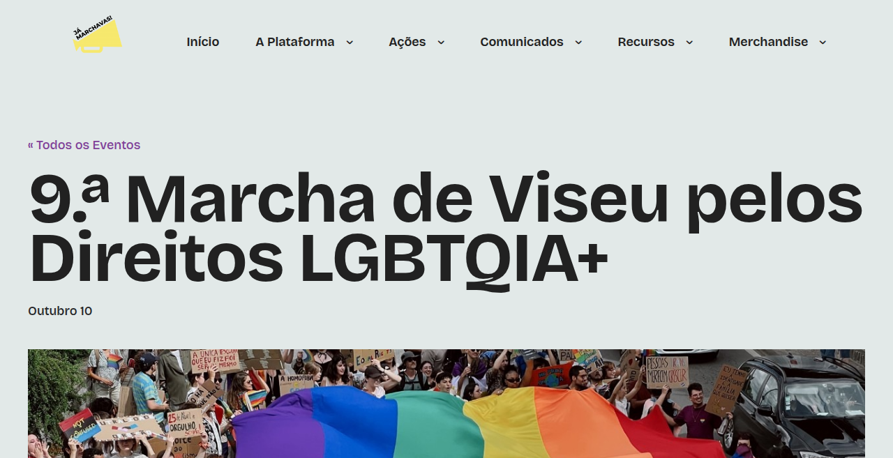 9.ª Marcha de Viseu pelos Direitos LGBTQIA+ 2026
