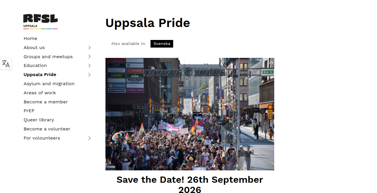 Uppsala Pride 2026