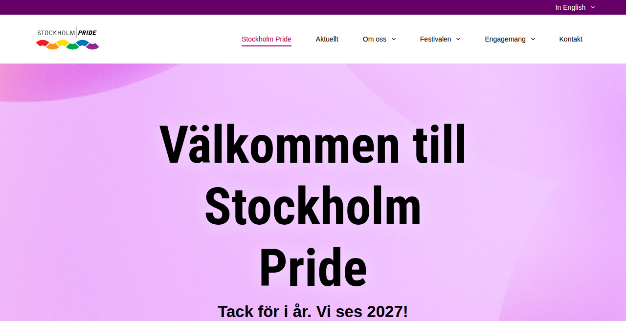 Stockholm Pride 2027