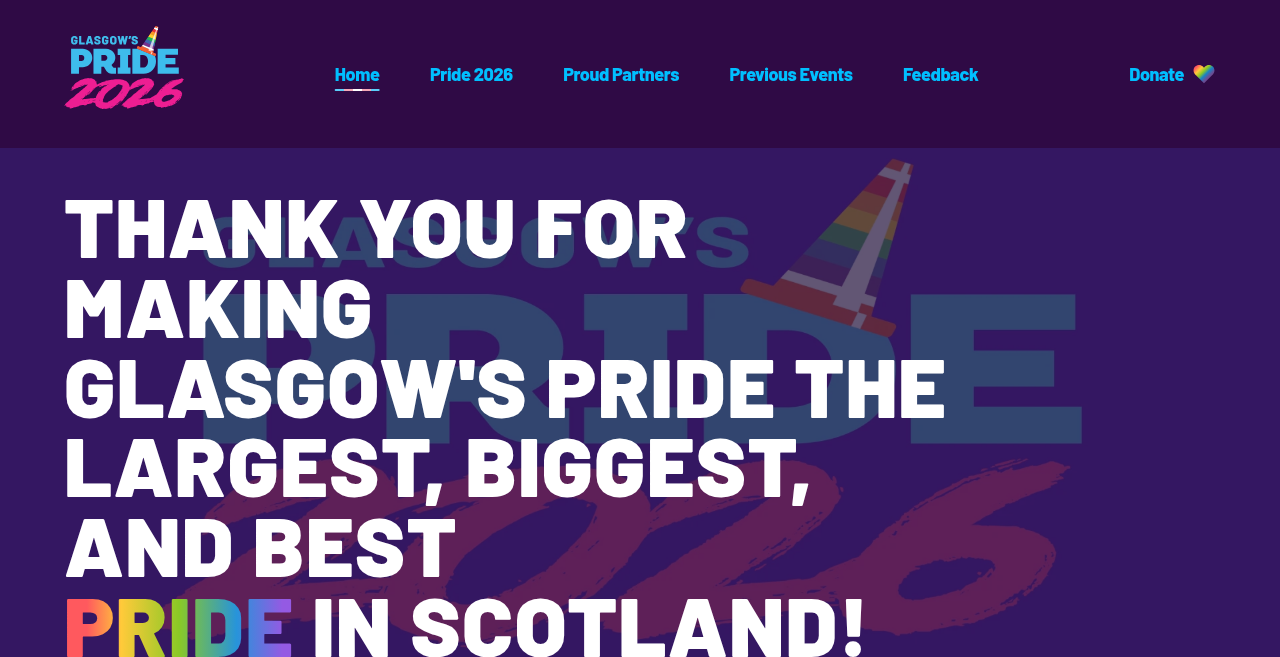 Glasgow's Pride 2027
