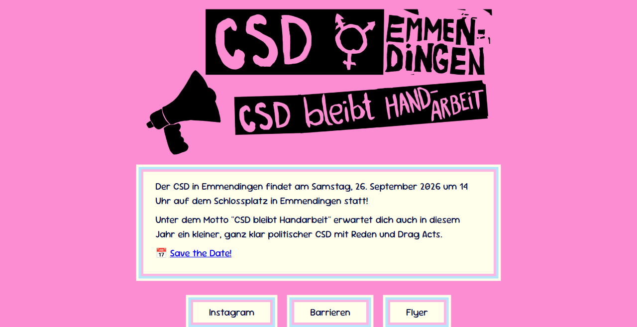 CSD Emmendingen 2026
