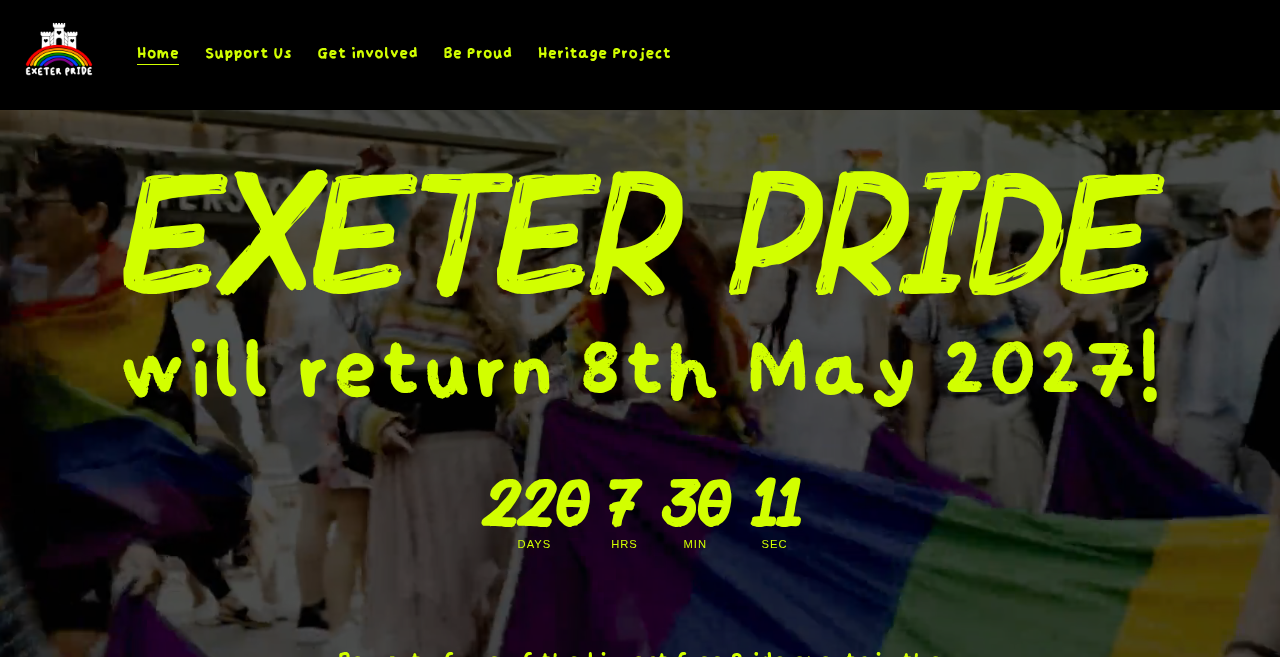 Exeter Pride 2027