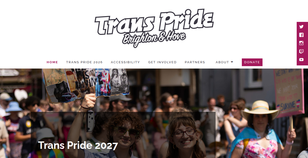 Trans Pride Brighton & Hove 2027