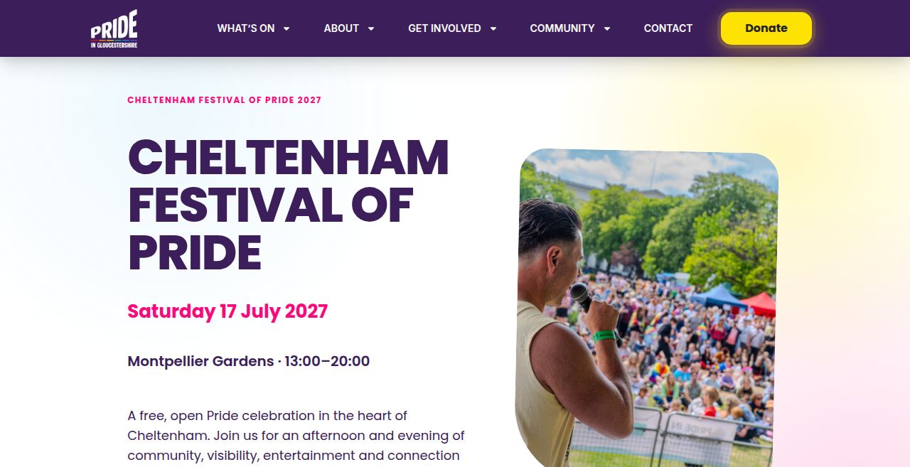 Cheltenham Festival of Pride 2027