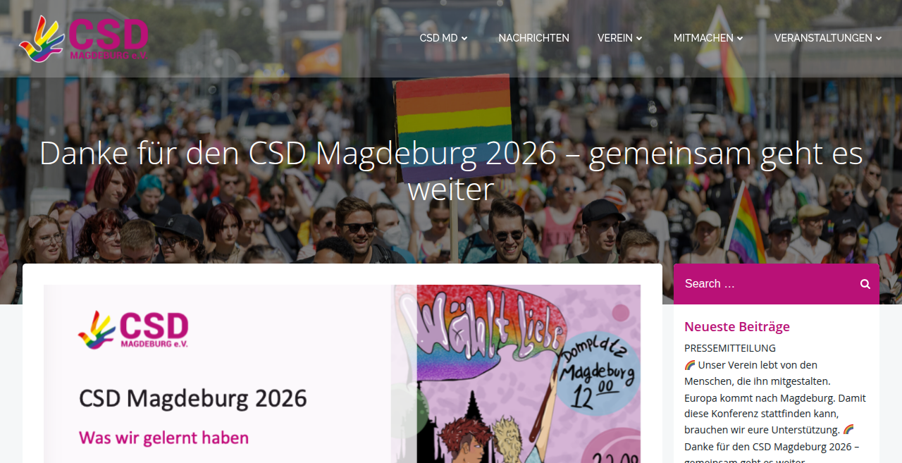 CSD Magdeburg 2027