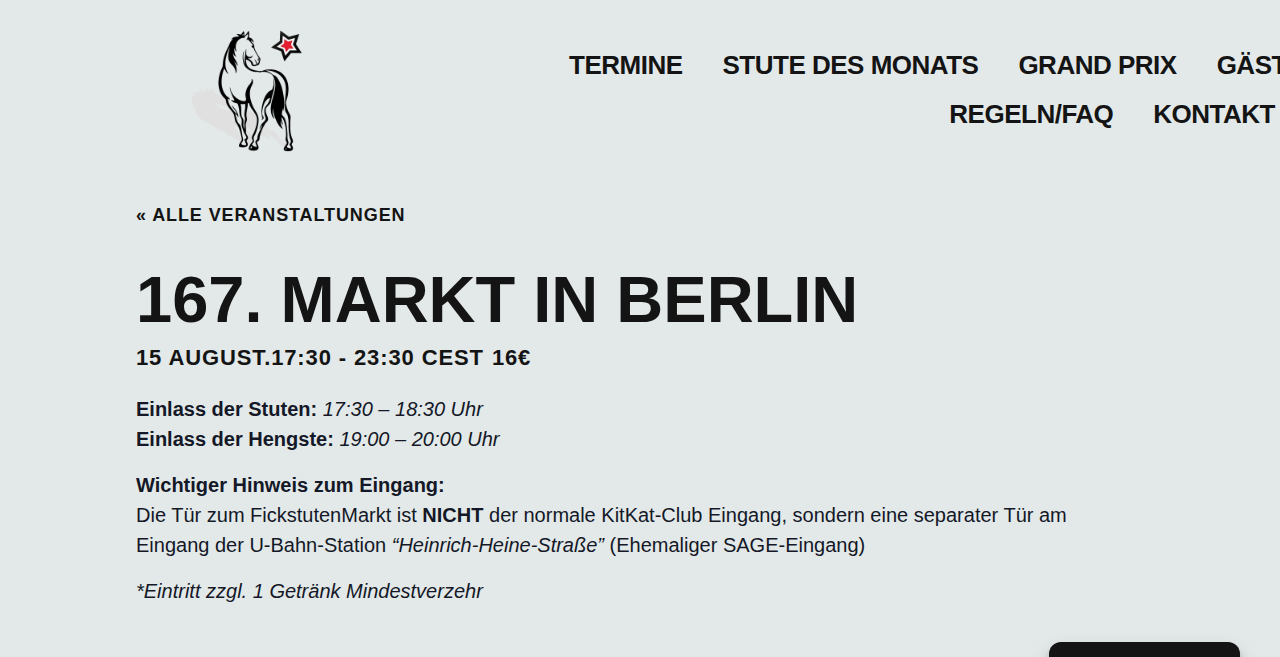 FickstutenMarkt Berlin (167th Market)