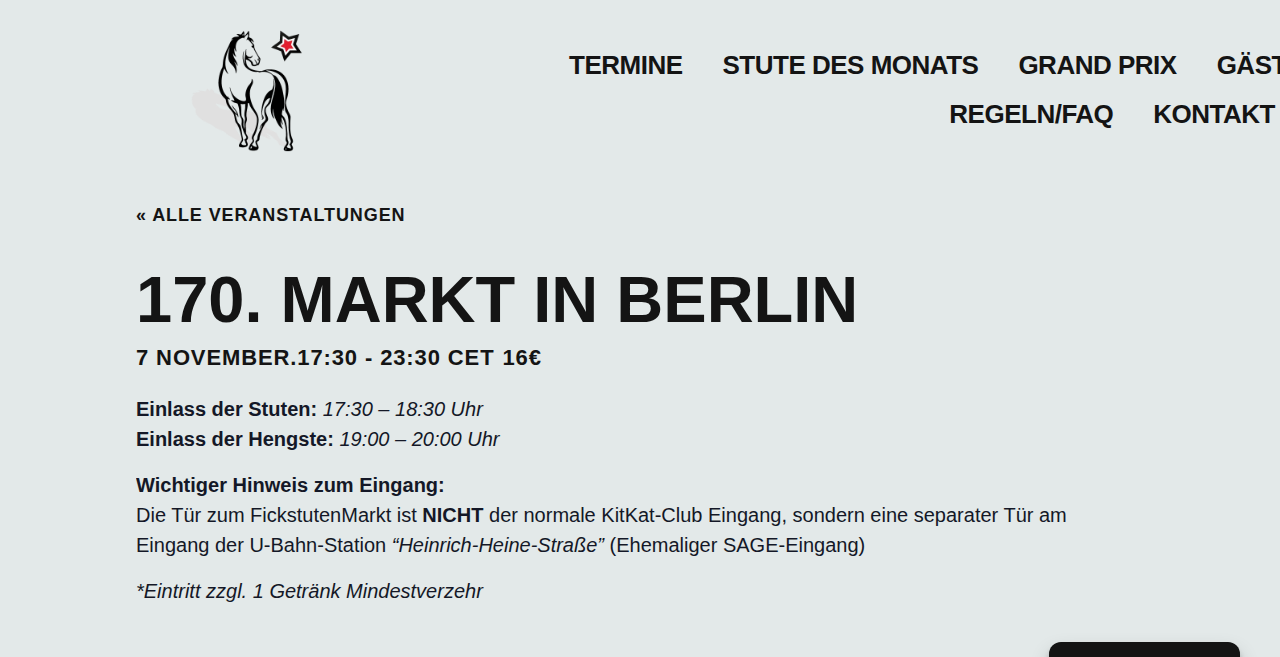 FickstutenMarkt Berlin (170th Market)