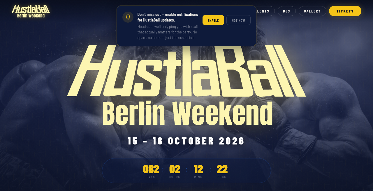 HustlaBall Berlin Weekend 2026
