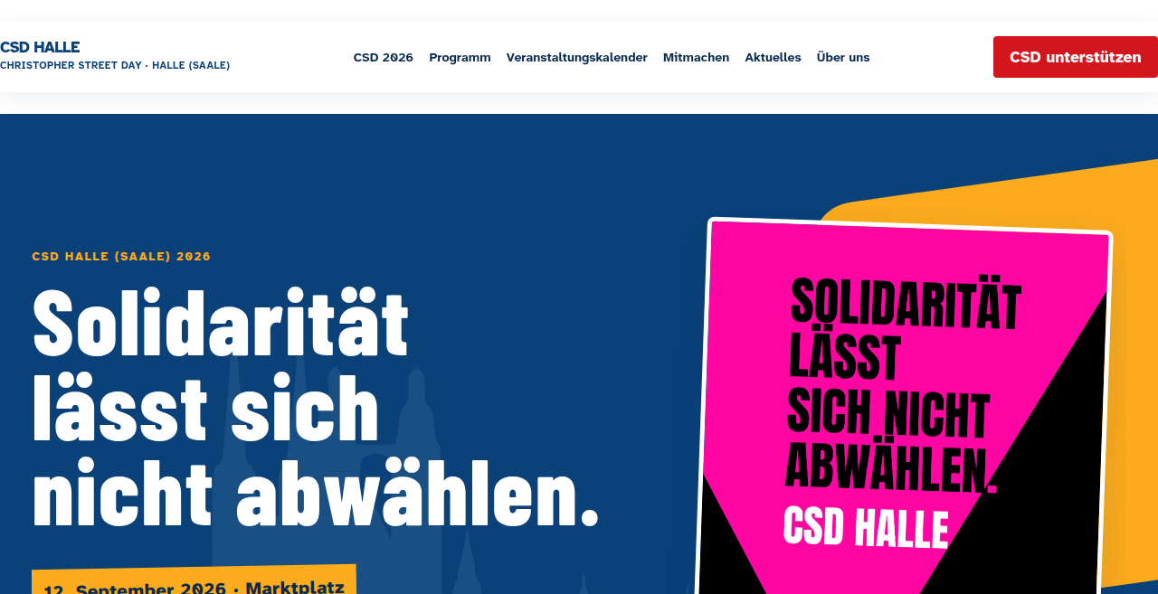 CSD Halle (Saale) 2026