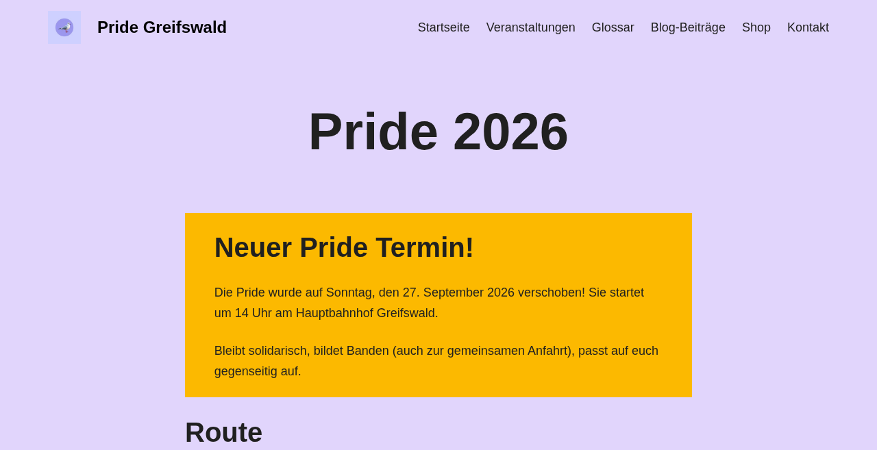 Pride Greifswald 2026