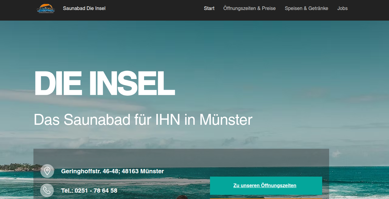 Saunabad Die Insel