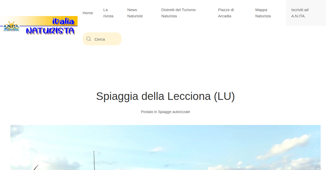 Spiaggia della Lecciona
