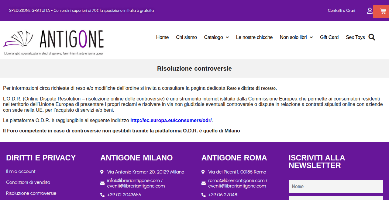 Libreria Antigone