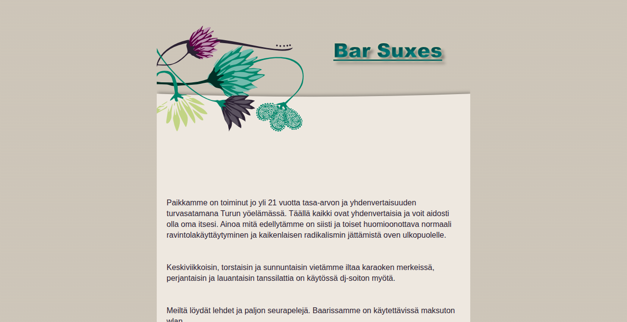Bar Suxes