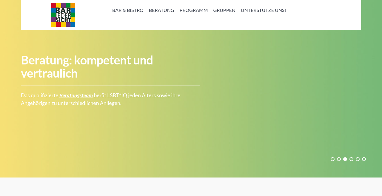 Bar jeder Sicht
