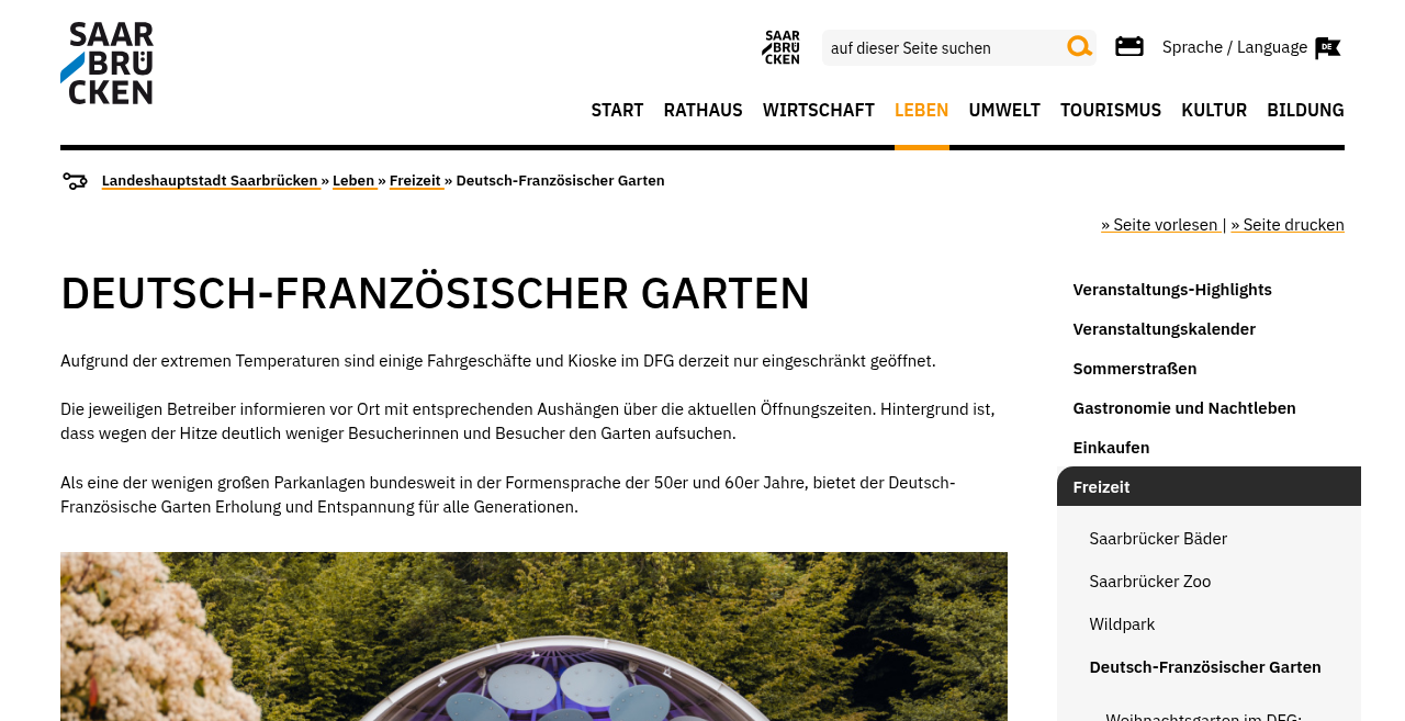 Deutsch-Französischer Garten