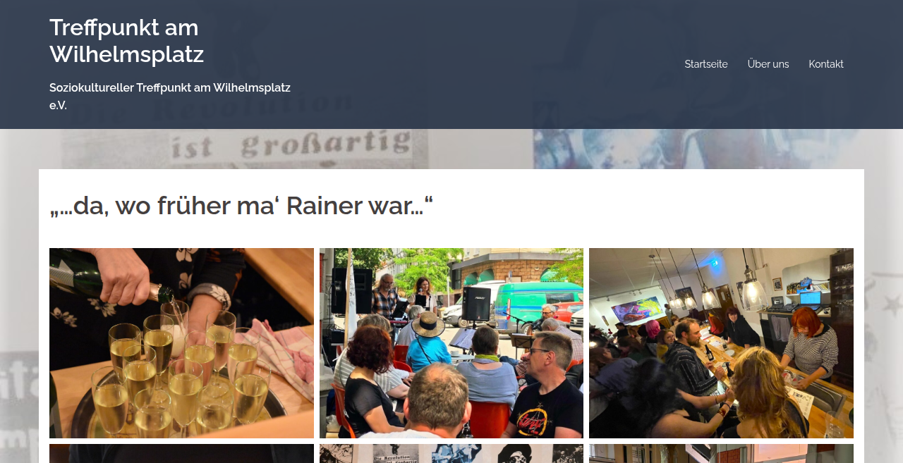 Treffpunkt am Wilhelmsplatz