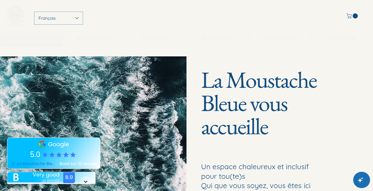 La Moustache Bleue