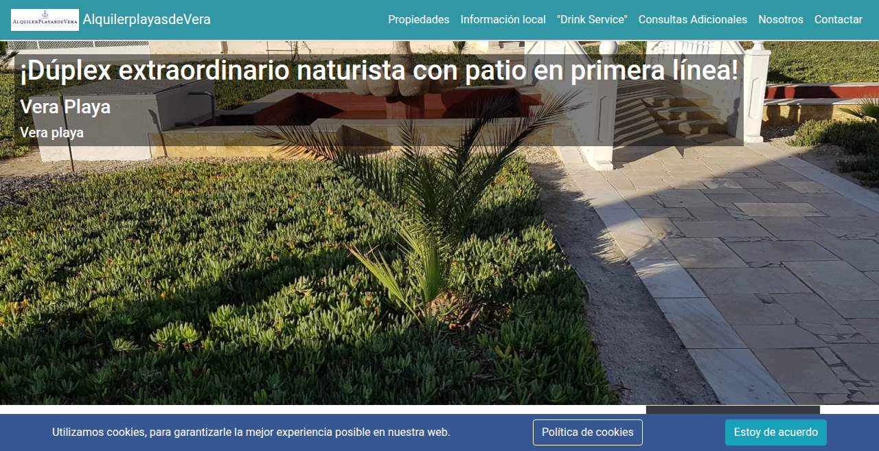 Dúplex Naturista Primera Línea Vera Playa
