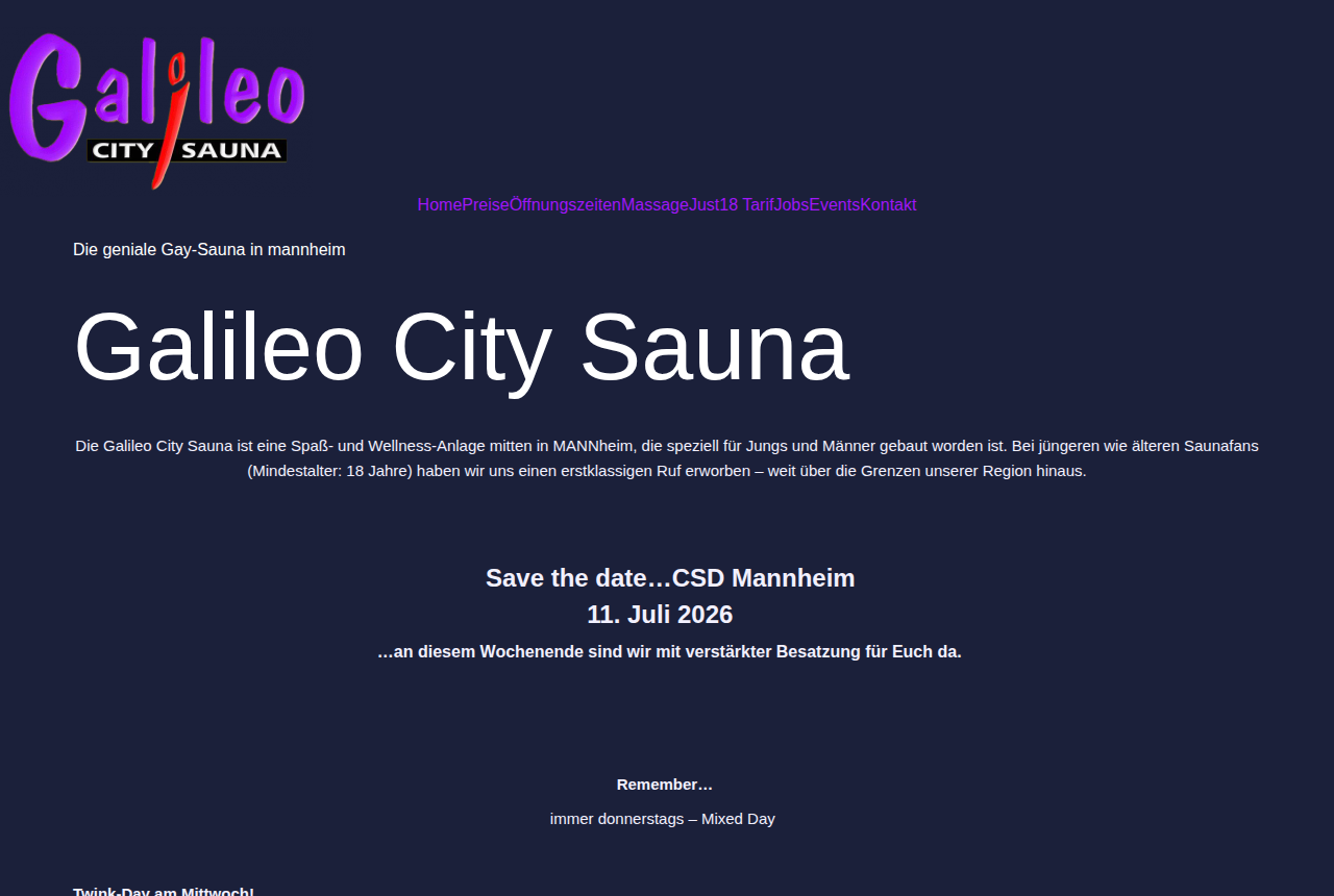 Galileo City Sauna