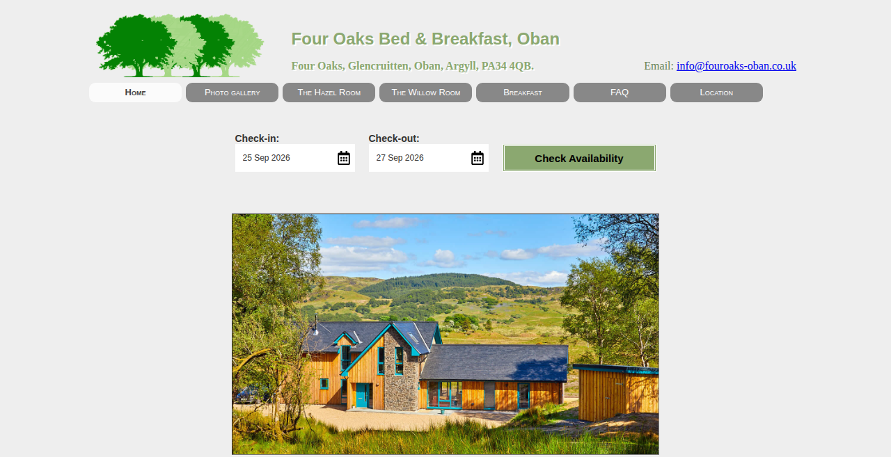 Four Oaks Bed & Breakfast