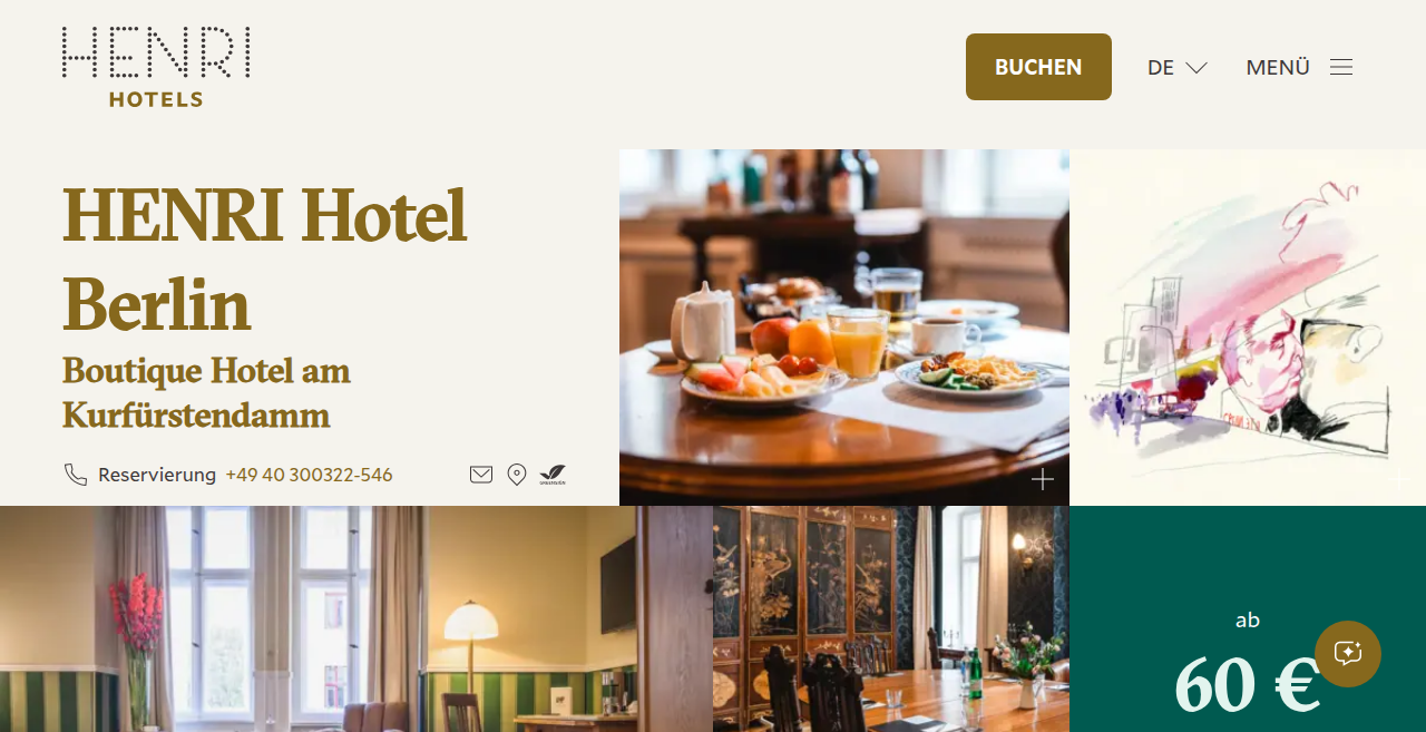 HENRI Hotel Berlin Kurfürstendamm