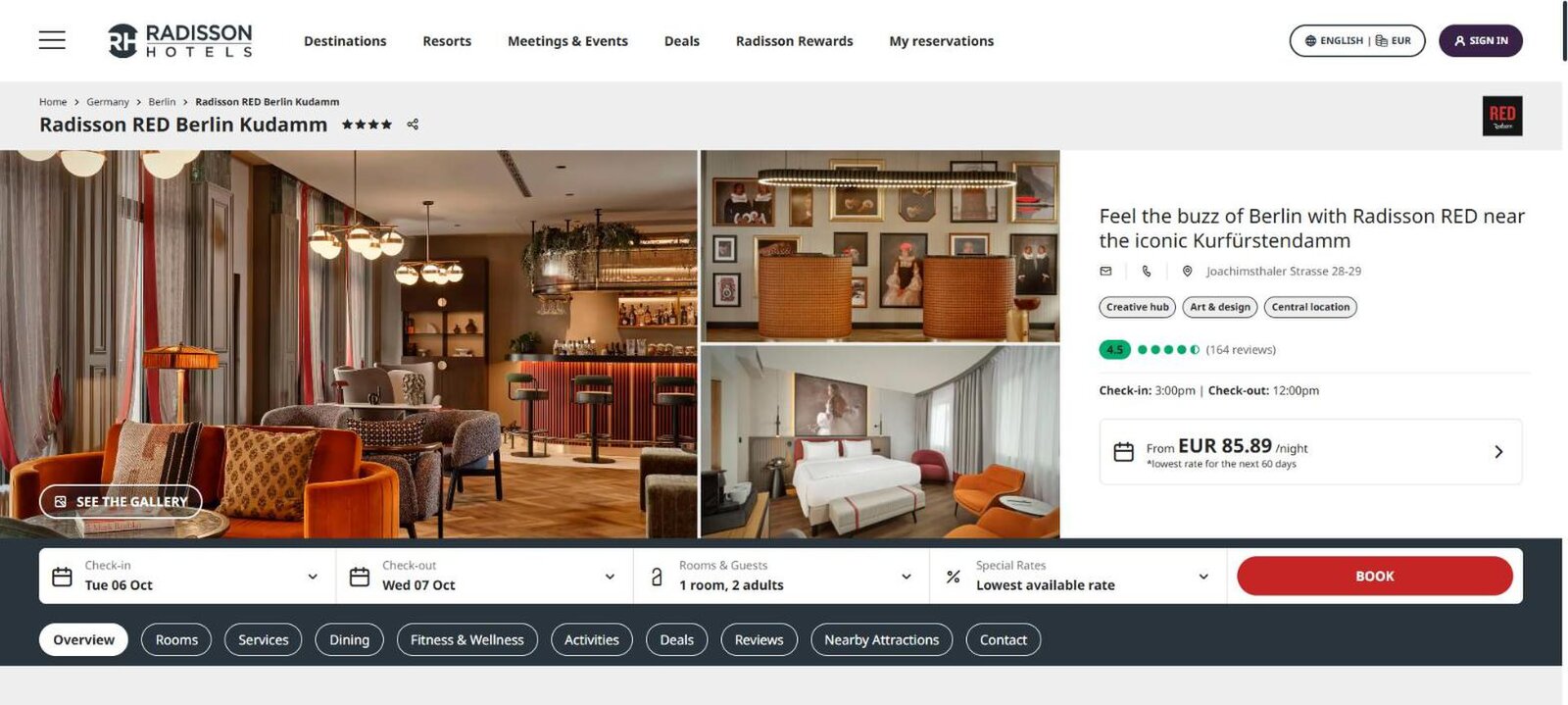 Radisson RED Berlin Kudamm