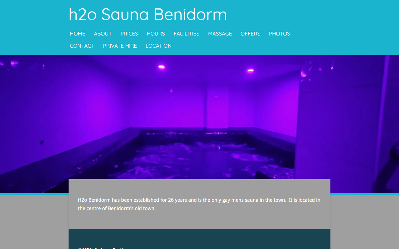 H2O Sauna Benidorm