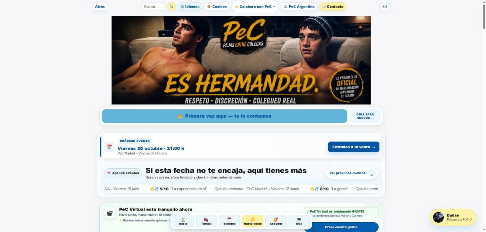 Pajas entre Colegas