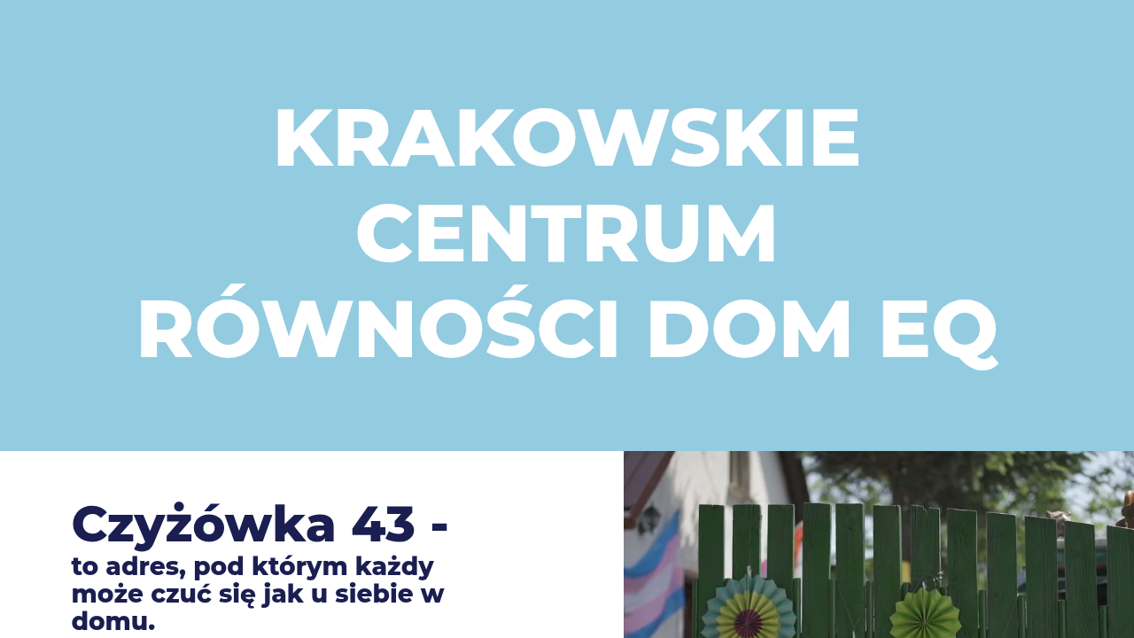 DOM EQ - Krakowskie Centrum Równości