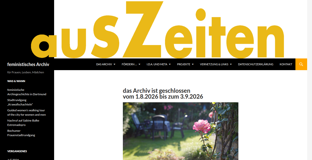 ausZeiten - feministisches Archiv