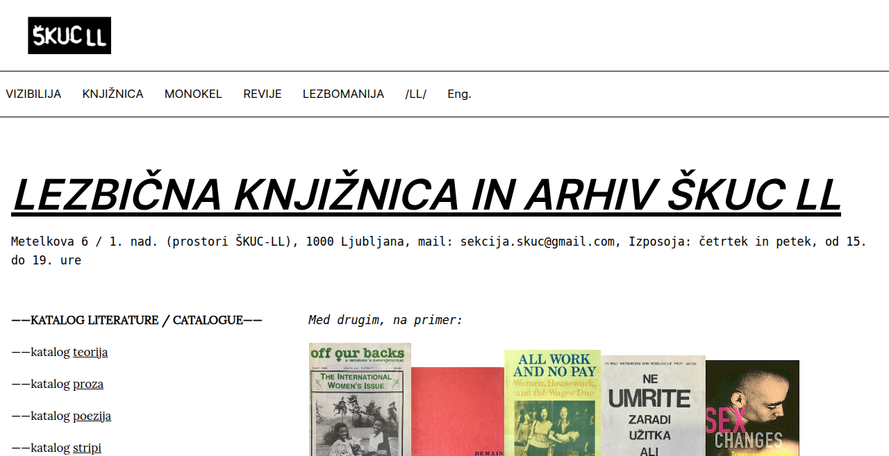 Lezbična knjižnica in arhiv ŠKUC-LL