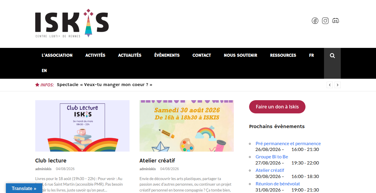 Iskis, Centre LGBTI+ de Rennes