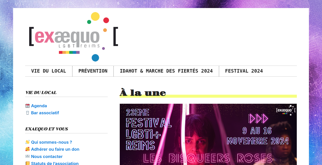 exaequo - Centre LGBT Reims