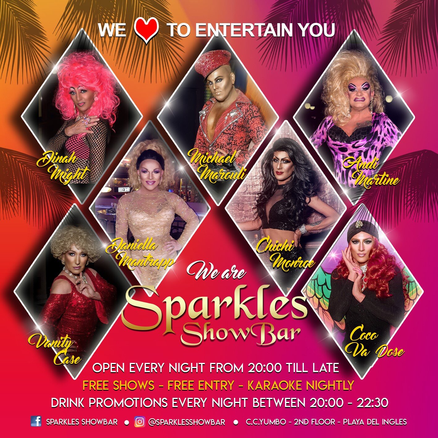 Sparkles Show Bar