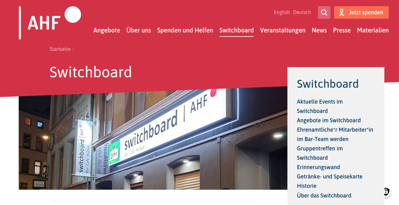 Switchboard bar.cafe.kultur
