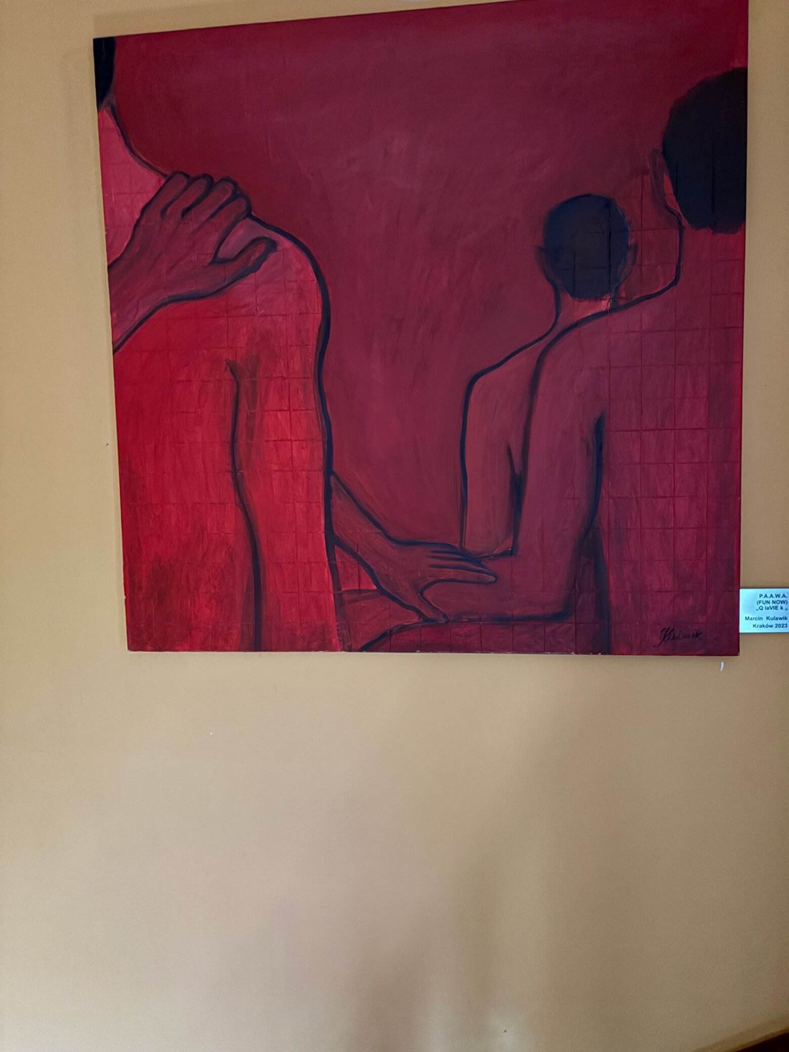 Old paintings were replaced by new ones from artists of the Academy of Arts.
