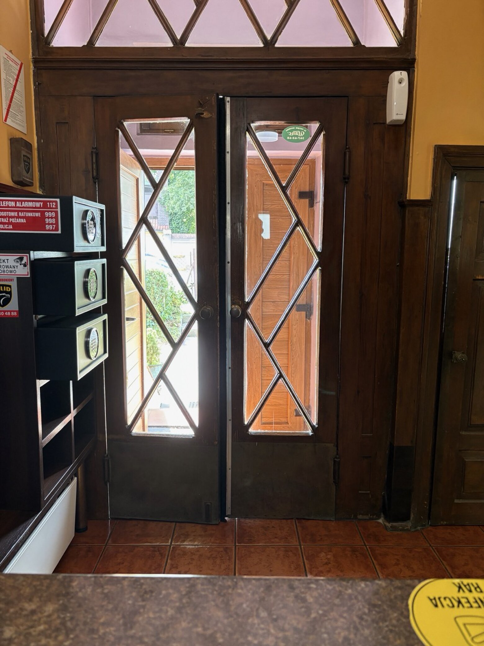 Wide open doors always invite you in from high noon.