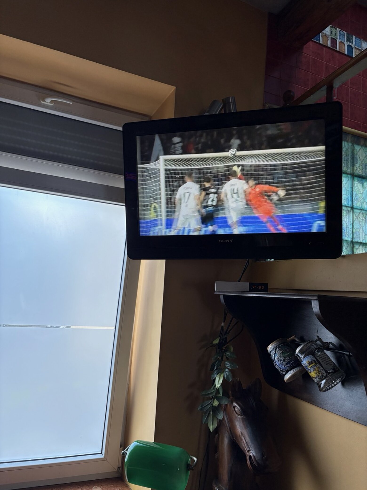 We can watch and comment on the World Cup and all sports events in all-male company.