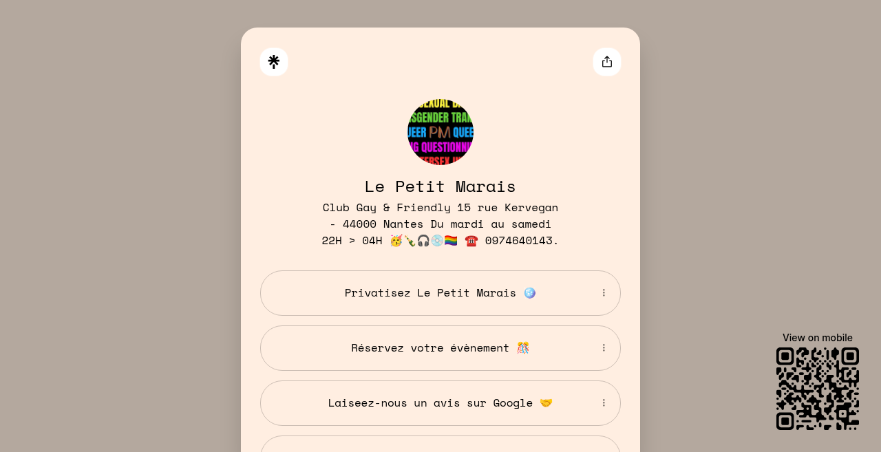 Le Petit Marais
