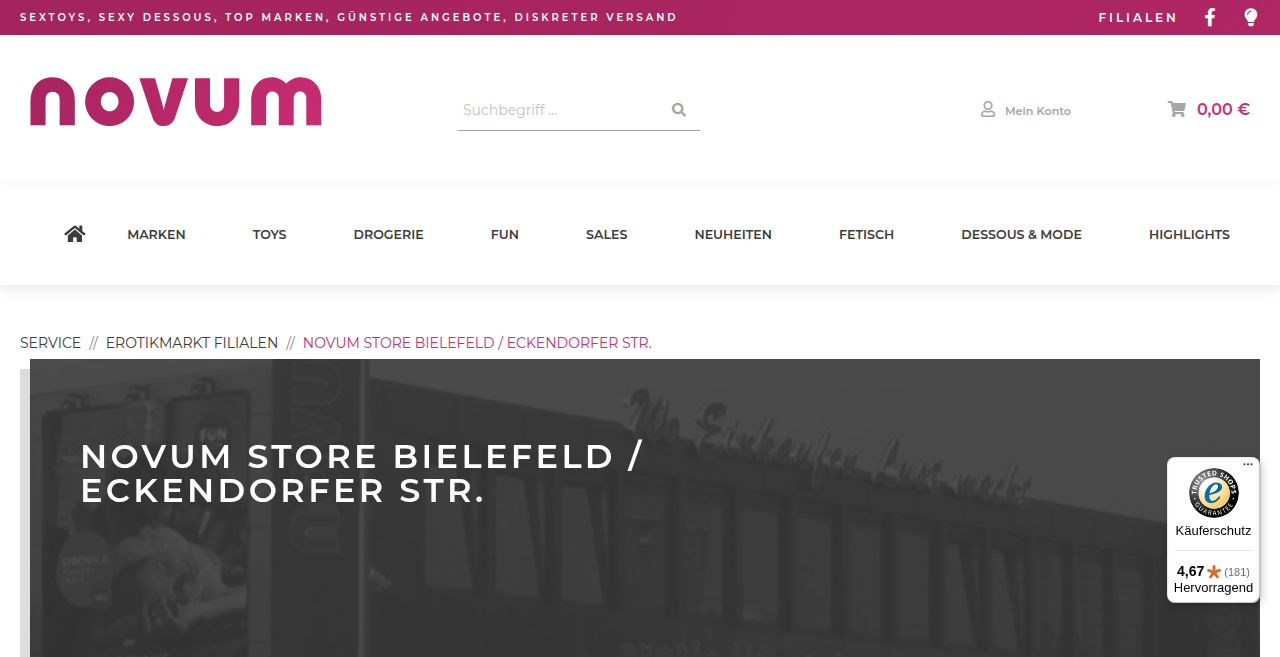 Novum Store Bielefeld Eckendorfer Straße